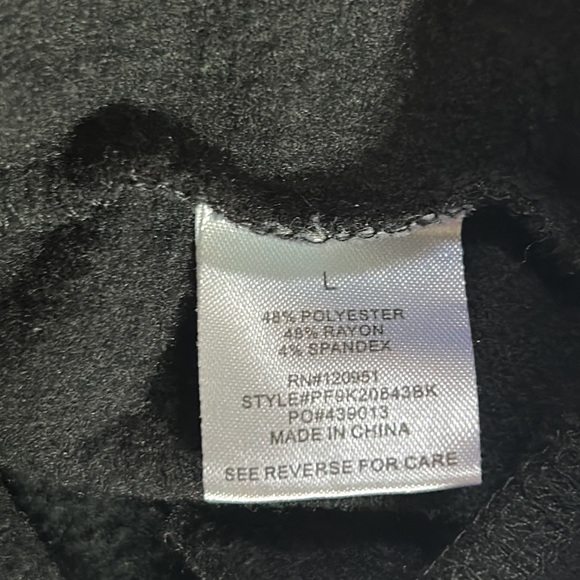 Pink Rose black hoodie size large - Picture 9 of 13